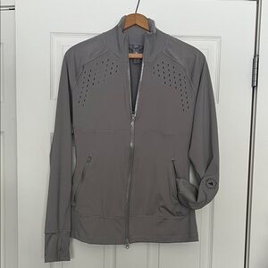 Adidas by Stella McCartney Women's Grey Truepurpose Zip Front Performance Jacket